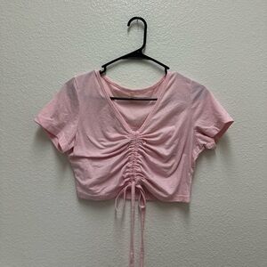 Pink Crop top 💗